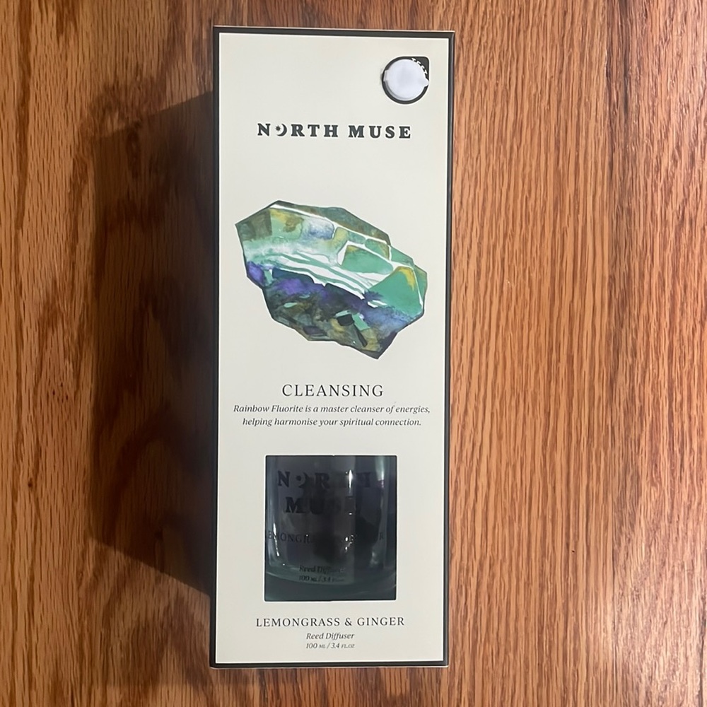 North Muse Luminous “Cleansing” Reed diffuser Lemongrass & Ginger